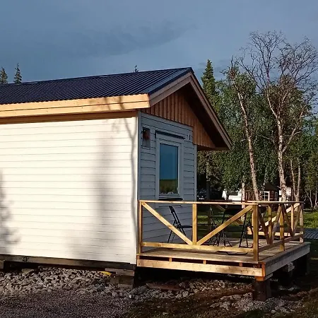 Lakeside Aurora Cabins Kiruna Exterior photo