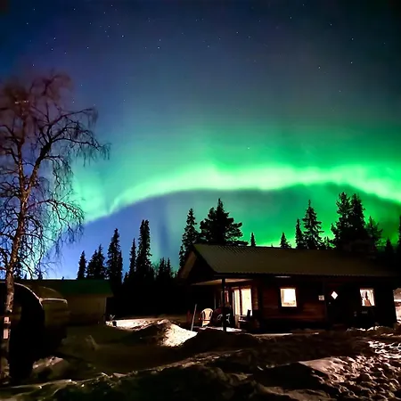 Lakeside Aurora Cabins Kiruna Exterior photo